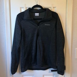 Columbia Woman’s Half Zip Jacket in Heather Black